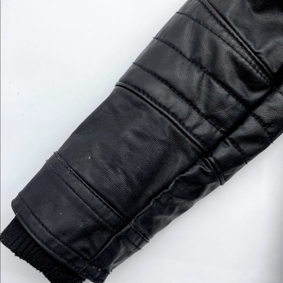 Kids faux leather jacket - Picture 4 of 5